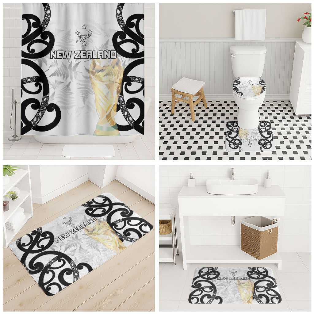 New Zealand WC2026 White Bathroom Set Silver Fern LT7 - Polynesian Pride