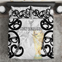 New Zealand WC2026 White Bedding Set Silver Fern LT7 White - Polynesian Pride