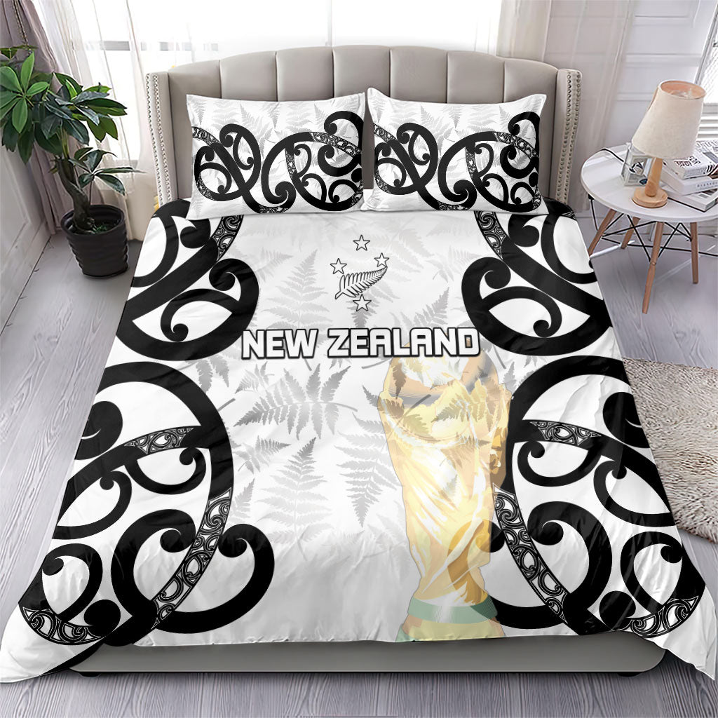 New Zealand WC2026 White Bedding Set Silver Fern LT7 - Polynesian Pride
