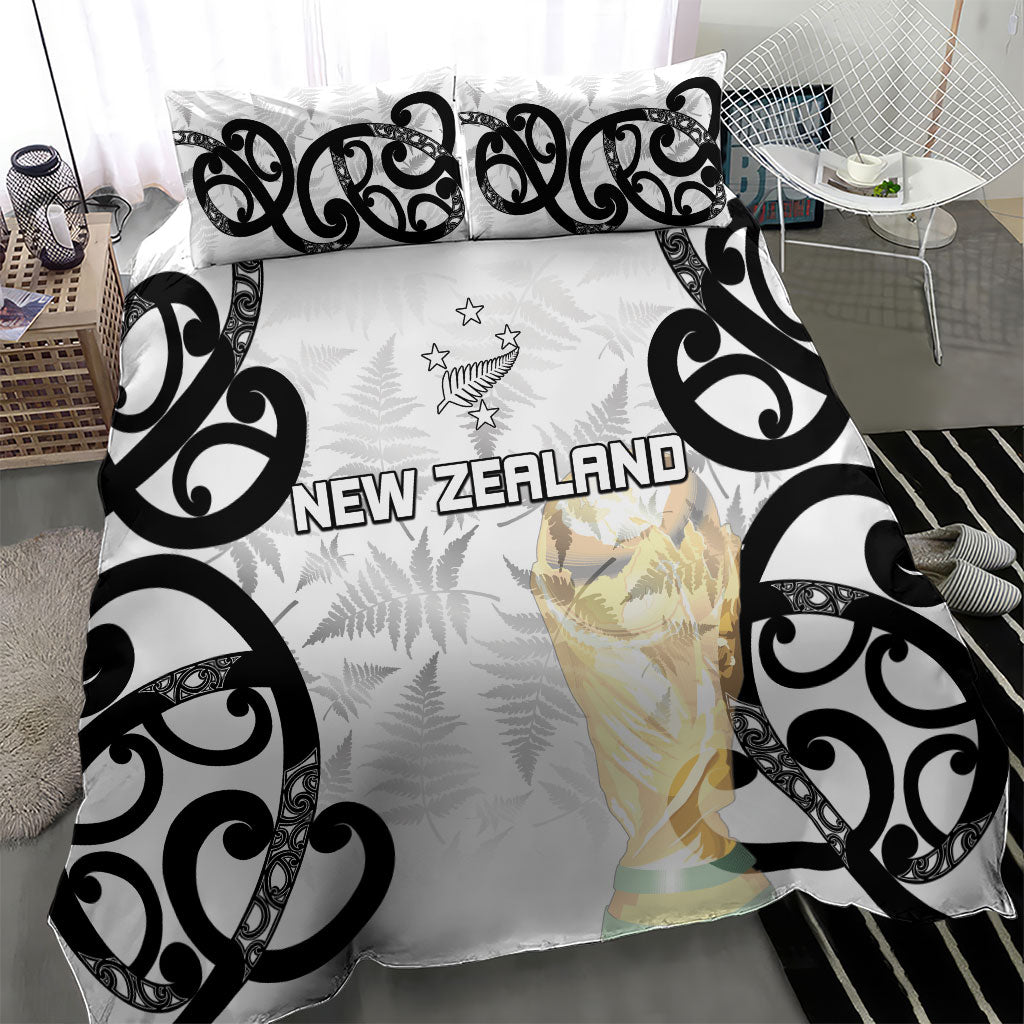 New Zealand WC2026 White Bedding Set Silver Fern LT7 - Polynesian Pride