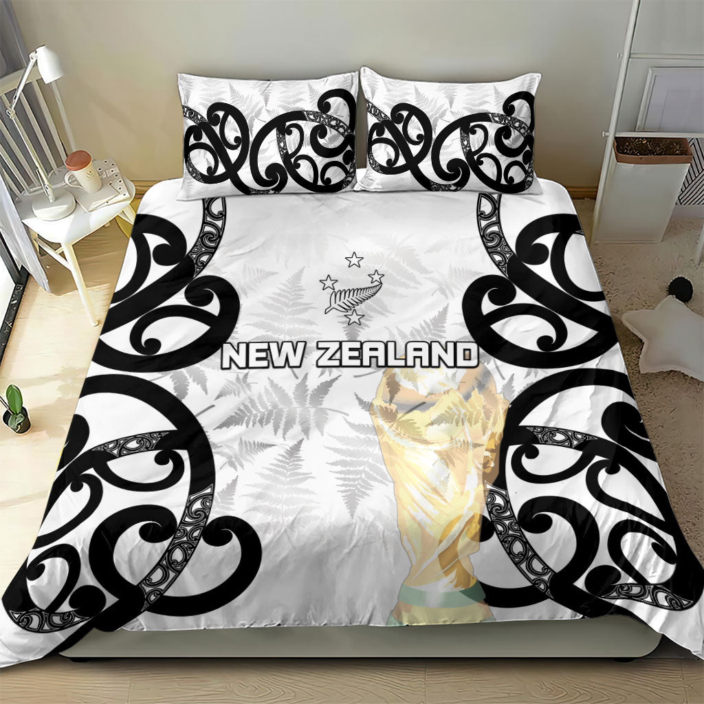 New Zealand WC2026 White Bedding Set Silver Fern LT7 - Polynesian Pride