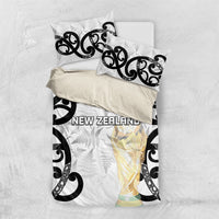 New Zealand WC2026 White Bedding Set Silver Fern LT7 US Twin 172cm x 218cm White - Polynesian Pride