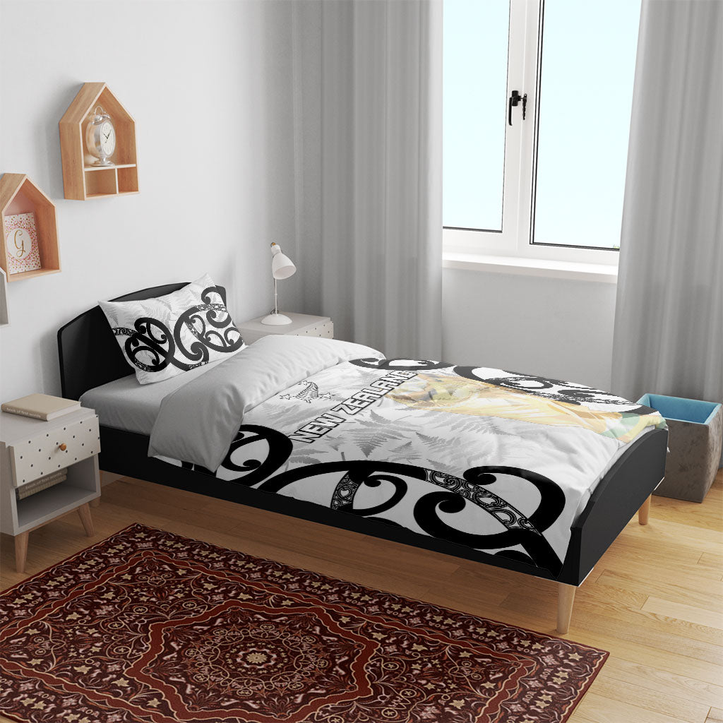 New Zealand WC2026 White Bedding Set Silver Fern LT7 - Polynesian Pride