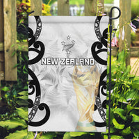 New Zealand WC2026 White Garden Flag Silver Fern LT7 Garden Flag White - Polynesian Pride