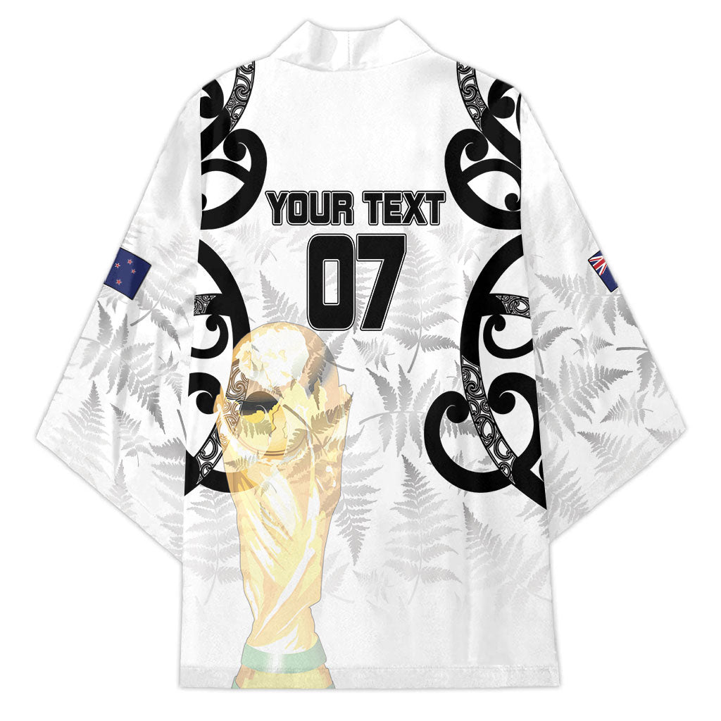 New Zealand WC2026 Custom White Kimono Silver Fern LT7 - Polynesian Pride