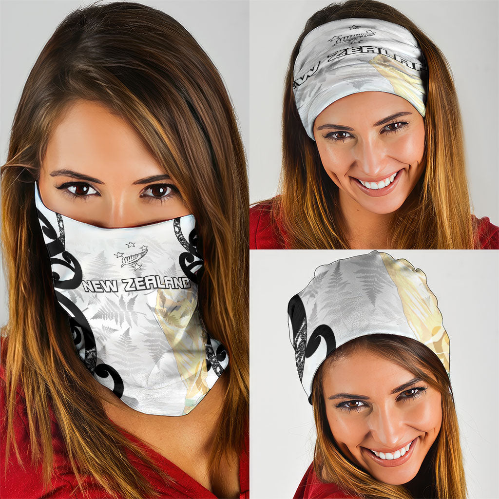 New Zealand WC2026 White Neck Gaiter Silver Fern LT7 - Polynesian Pride