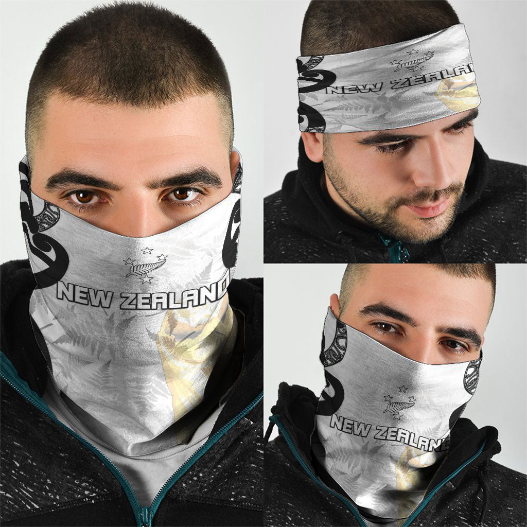 New Zealand WC2026 White Neck Gaiter Silver Fern LT7 - Polynesian Pride