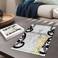 New Zealand WC2026 White Puzzle Silver Fern LT7 - Polynesian Pride