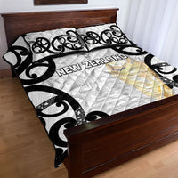 New Zealand WC2026 White Quilt Bed Set Silver Fern LT7 - Polynesian Pride