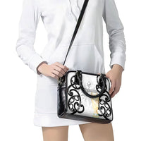 New Zealand WC2026 White Shoulder Handbag Silver Fern LT7 - Polynesian Pride