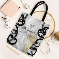 New Zealand WC2026 White Tote Bag Silver Fern LT7 Black Strap One Size White - Polynesian Pride