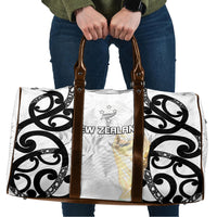 New Zealand WC2026 White Travel Bag Silver Fern LT7 White - Polynesian Pride