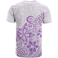 Polynesia T Shirt Plumeria Lavender Curves LT7 - Polynesian Pride