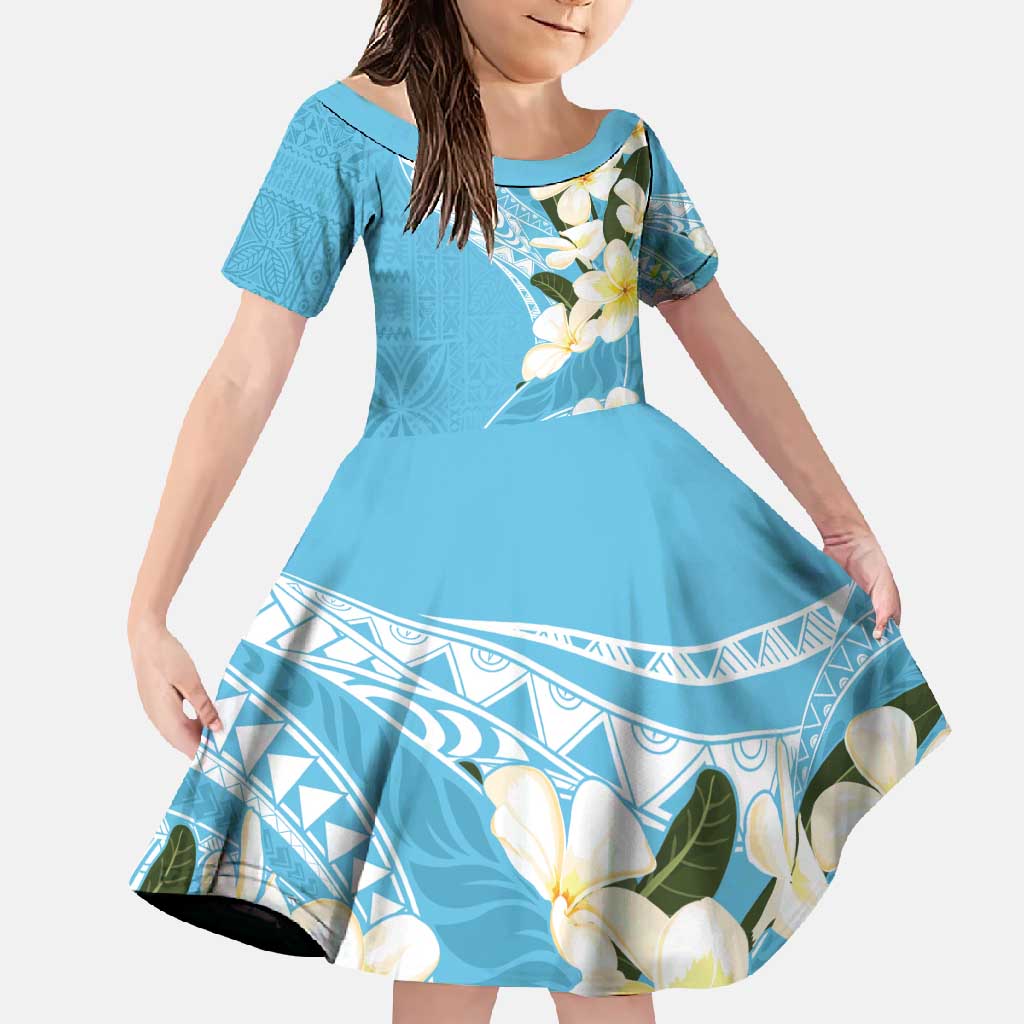 Aloha Hawaii Festive Family Matching Tank Maxi Dress and Hawaiian Shirt Frangipani Lace Classic - Turquoise