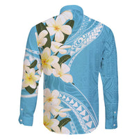 Aloha Hawaii Festive Family Matching Tank Maxi Dress and Hawaiian Shirt Frangipani Lace Classic - Turquoise
