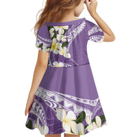 Aloha Hawaii Festive Family Matching Off Shoulder Maxi Dress and Hawaiian Shirt Frangipani Lace Classic - Lavender