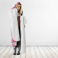Aloha Hawaii Festive Hooded Blanket Frangipani Lace Classic - Rosy LT7 - Polynesian Pride