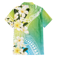 Aloha Hawaii Festive Family Matching Long Sleeve Bodycon Dress and Hawaiian Shirt Frangipani Lace Classic - Summer Vibes