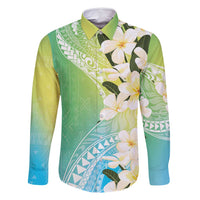Aloha Hawaii Festive Family Matching Long Sleeve Bodycon Dress and Hawaiian Shirt Frangipani Lace Classic - Summer Vibes