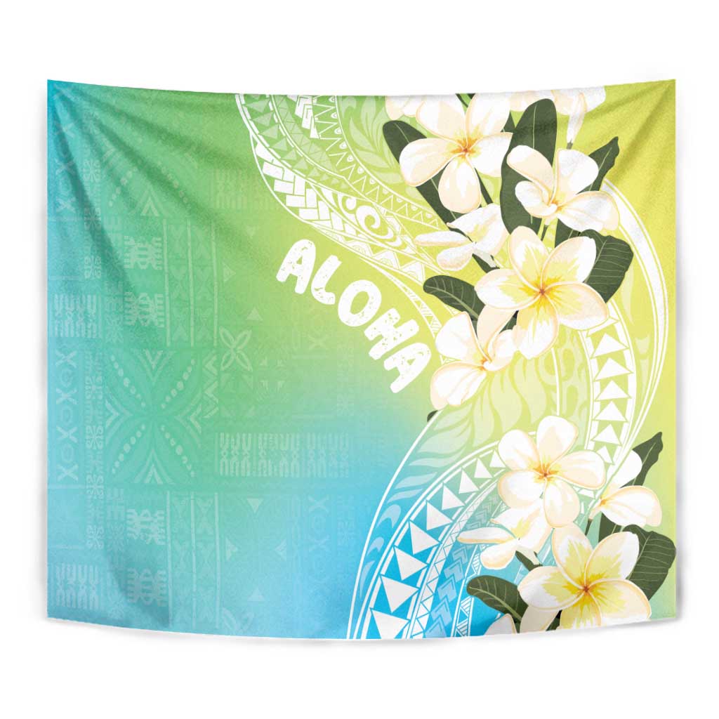 Aloha Hawaii Festive Tapestry Frangipani Lace Classic - Summer Vibes