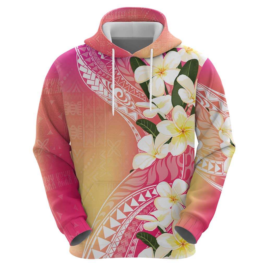 Aloha Hawaii Festive Hoodie Frangipani Lace Classic - Spring Vibes