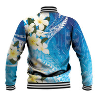 Aloha Hawaii Festive Baseball Jacket Frangipani Lace Classic - Oceanic