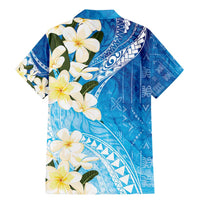 Aloha Hawaii Festive Family Matching Mermaid Dress and Hawaiian Shirt Frangipani Lace Classic - Oceanic