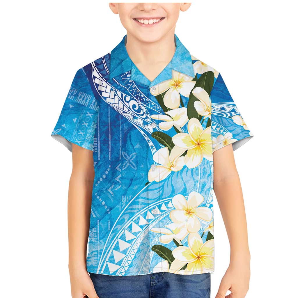 Aloha Hawaii Festive Family Matching Mermaid Dress and Hawaiian Shirt Frangipani Lace Classic - Oceanic