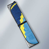 Personalized Malampa Fiji Day Together We Grow Auto Sun Shade Special Tapa Mix - Polynesian Pride