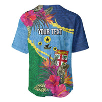 Personalized Malampa Fiji Day Together We Grow Baseball Jersey Special Tapa Mix - Polynesian Pride