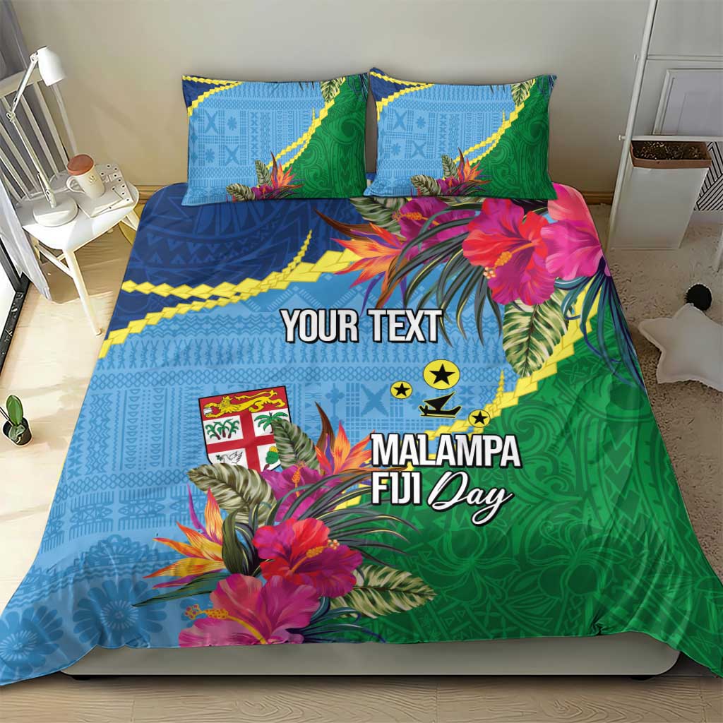 Personalized Malampa Fiji Day Together We Grow Bedding Set Special Tapa Mix - Polynesian Pride