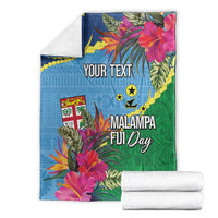 Personalized Malampa Fiji Day Together We Grow Blanket Special Tapa Mix - Polynesian Pride