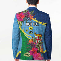 Personalized Malampa Fiji Day Together We Grow Blazer Special Tapa Mix - Polynesian Pride