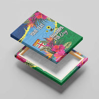 Personalized Malampa Fiji Day Together We Grow Canvas Wall Art Special Tapa Mix - Polynesian Pride