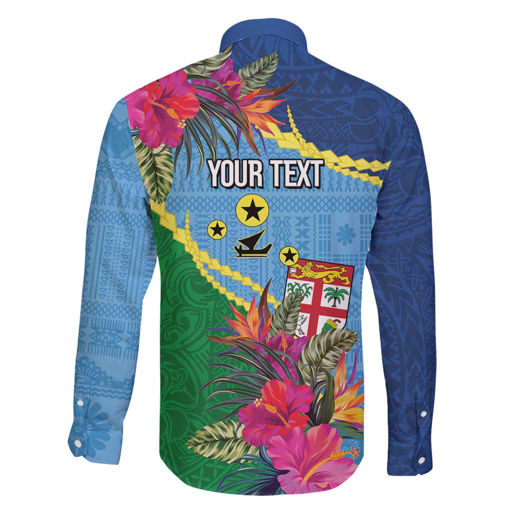 Personalized Malampa Fiji Day Together We Grow Family Matching Off Shoulder Maxi Dress and Hawaiian Shirt Special Tapa Mix - Polynesian Pride