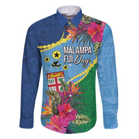 Personalized Malampa Fiji Day Together We Grow Family Matching Off Shoulder Short Dress and Hawaiian Shirt Special Tapa Mix - Polynesian Pride