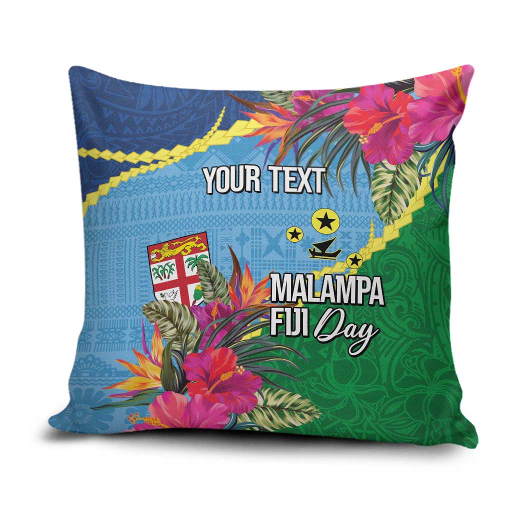 Personalized Malampa Fiji Day Together We Grow Pillow Cover Special Tapa Mix - Polynesian Pride