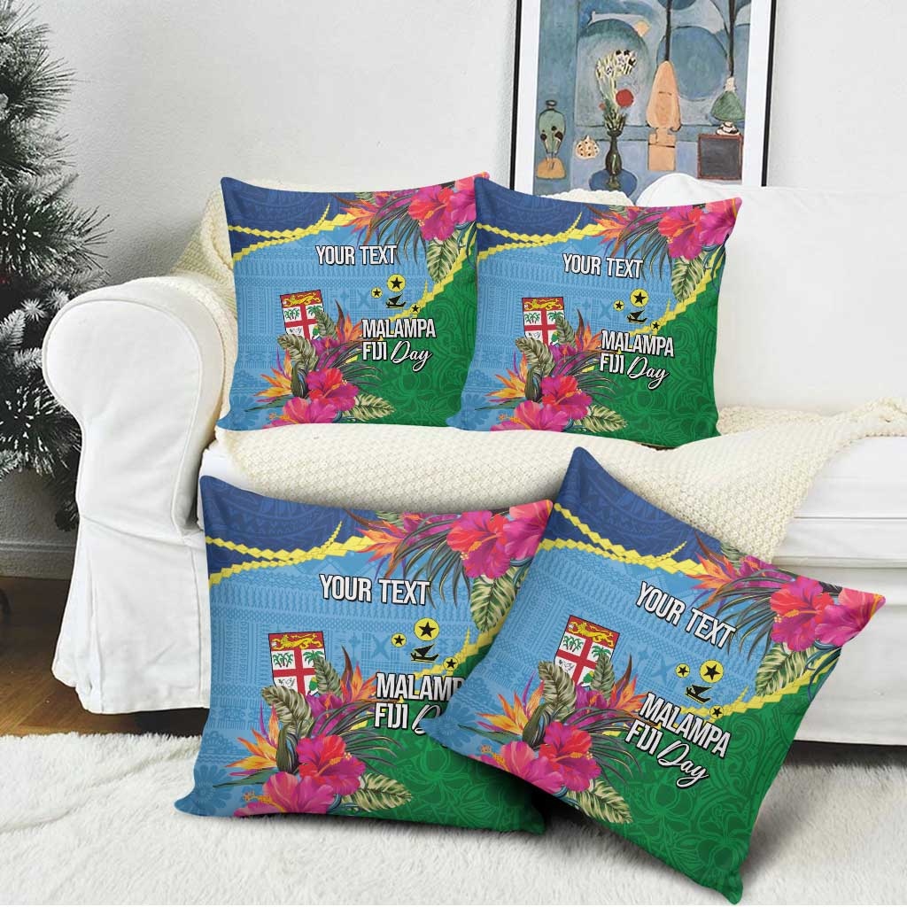 Personalized Malampa Fiji Day Together We Grow Pillow Cover Special Tapa Mix - Polynesian Pride
