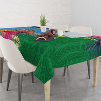 Personalized Malampa Fiji Day Together We Grow Tablecloth Special Tapa Mix - Polynesian Pride