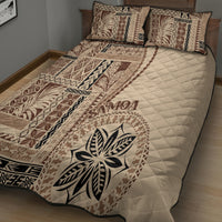 Samoa Siapo Motif Quilt Bed Set Classic Style LT7 - Polynesian Pride