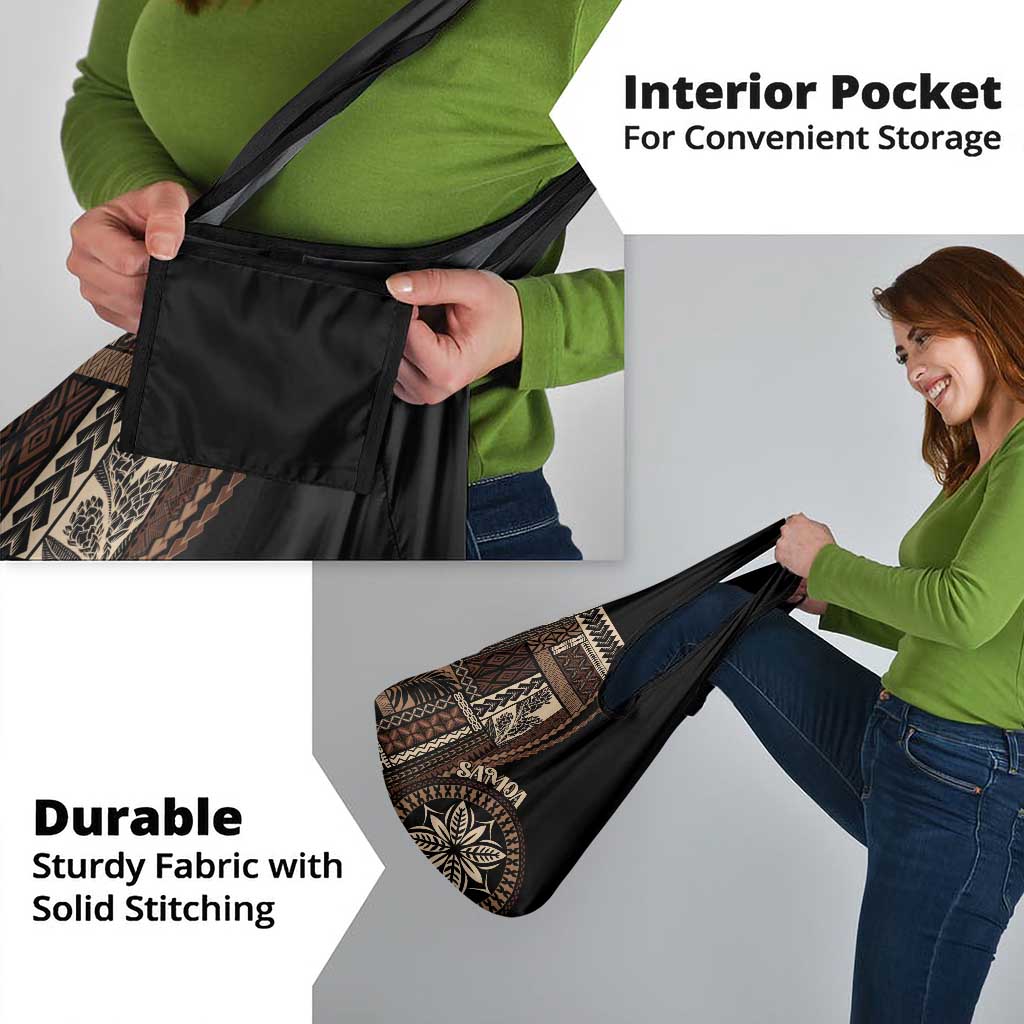 Samoa Siapo Motif Grocery Bag Classic Style - Black Ver