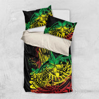 Personalised Reggae Jawaiian Festive Bedding Set Mix Polynesian
