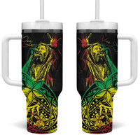 Personalised Reggae Jawaiian Festive Tumbler With Handle Mix Polynesian