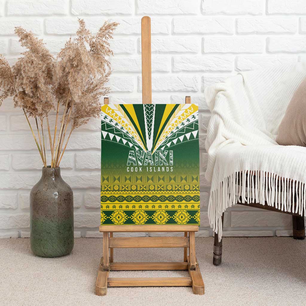 Cook Islands Rugby Canvas Wall Art Kuki Avaiki LT7 - Polynesian Pride