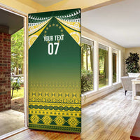 Cook Islands Rugby Custom Door Cover Kuki Avaiki LT7 - Polynesian Pride