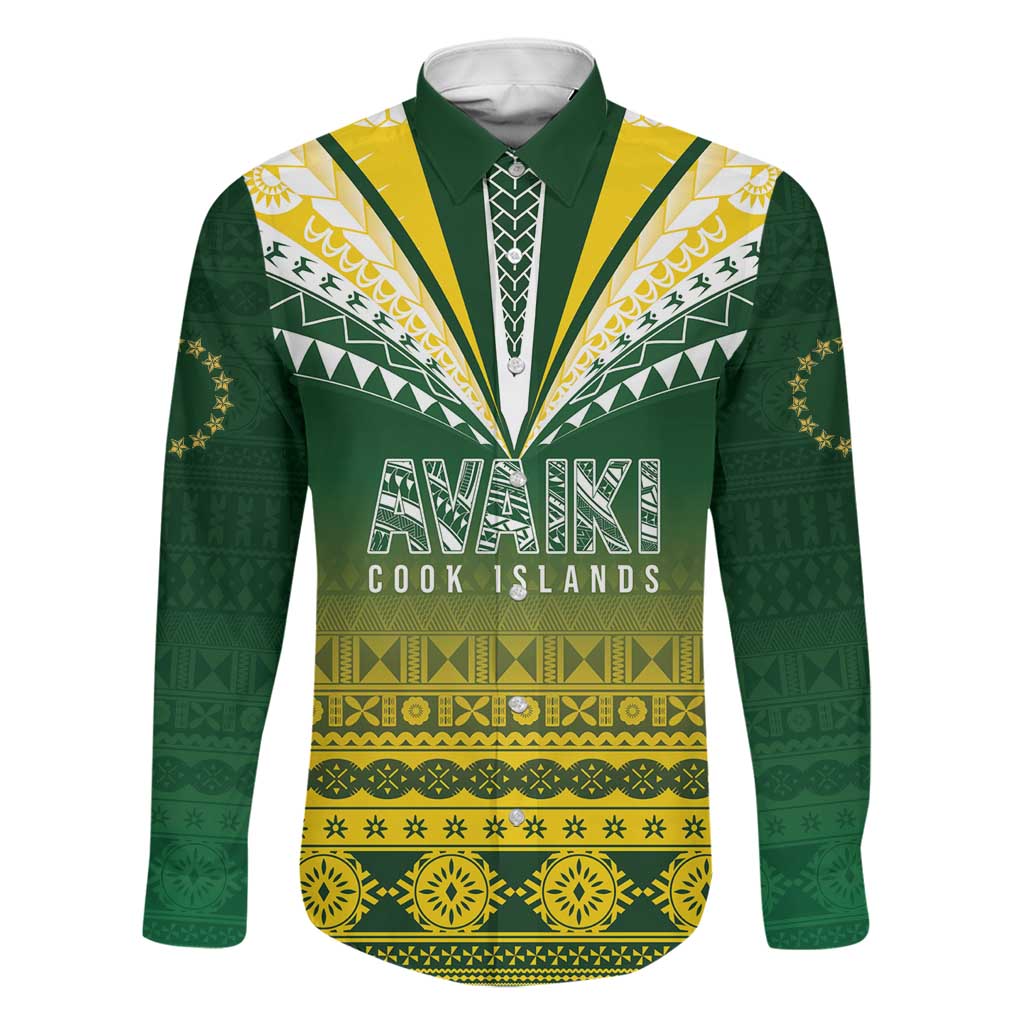 Cook Islands Rugby Custom Family Matching Off The Shoulder Long Sleeve Dress and Hawaiian Shirt Kuki Avaiki - Polynesian Pride