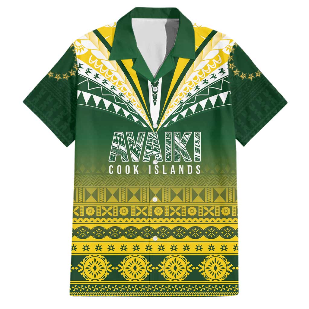 Cook Islands Rugby Custom Family Matching Off Shoulder Short Dress and Hawaiian Shirt Kuki Avaiki - Polynesian Pride