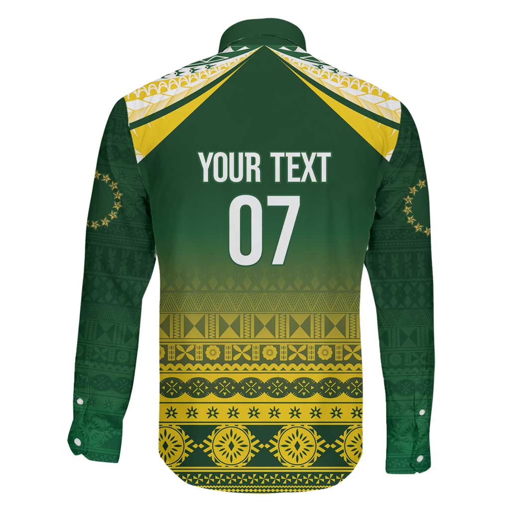 Cook Islands Rugby Custom Family Matching Off Shoulder Short Dress and Hawaiian Shirt Kuki Avaiki - Polynesian Pride