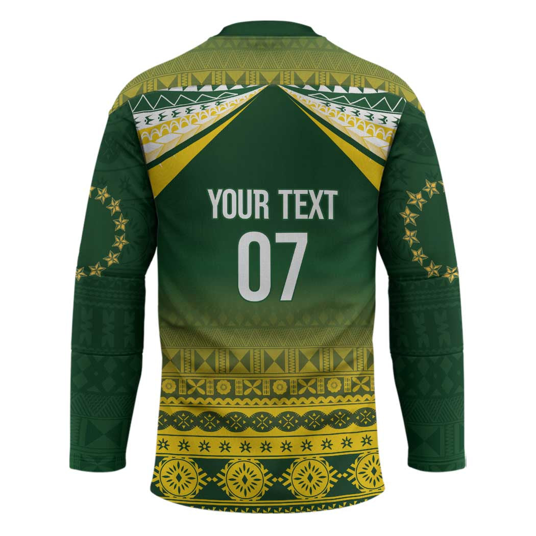 Cook Islands Rugby Custom Hockey Jersey Kuki Avaiki LT7 - Polynesian Pride