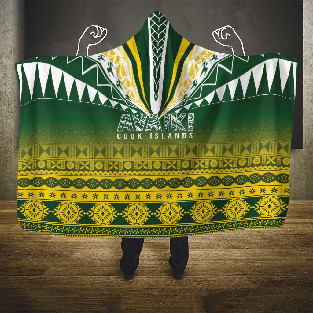 Cook Islands Rugby Hooded Blanket Kuki Avaiki LT7 - Polynesian Pride
